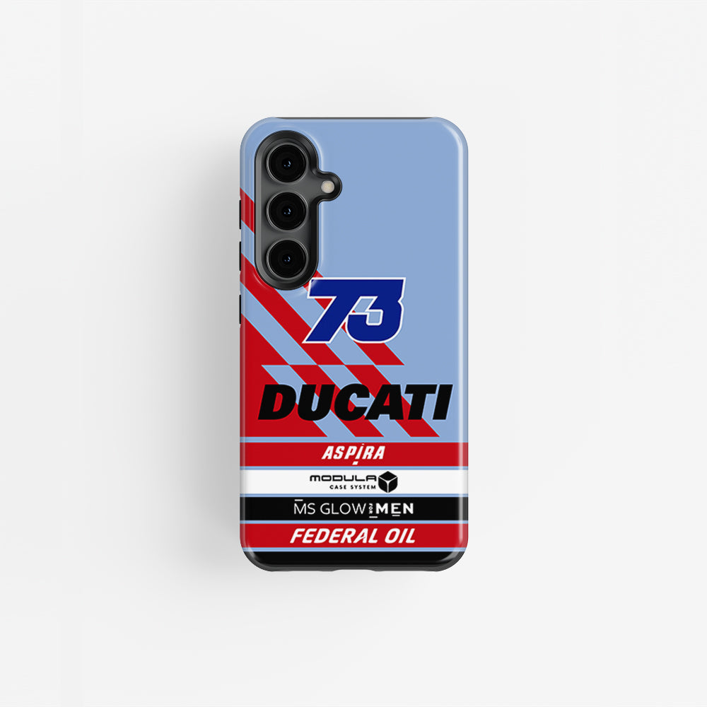 Alex Marquez #73 Gresini Racing Livery SAMSUNG Phone Case by DIZZY