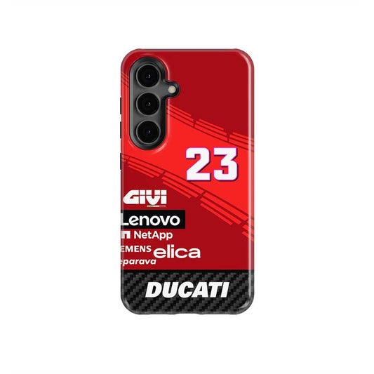 Coque Samsung avec livrée Ducati Enea Bastianini #EB23 MotoGP 2024