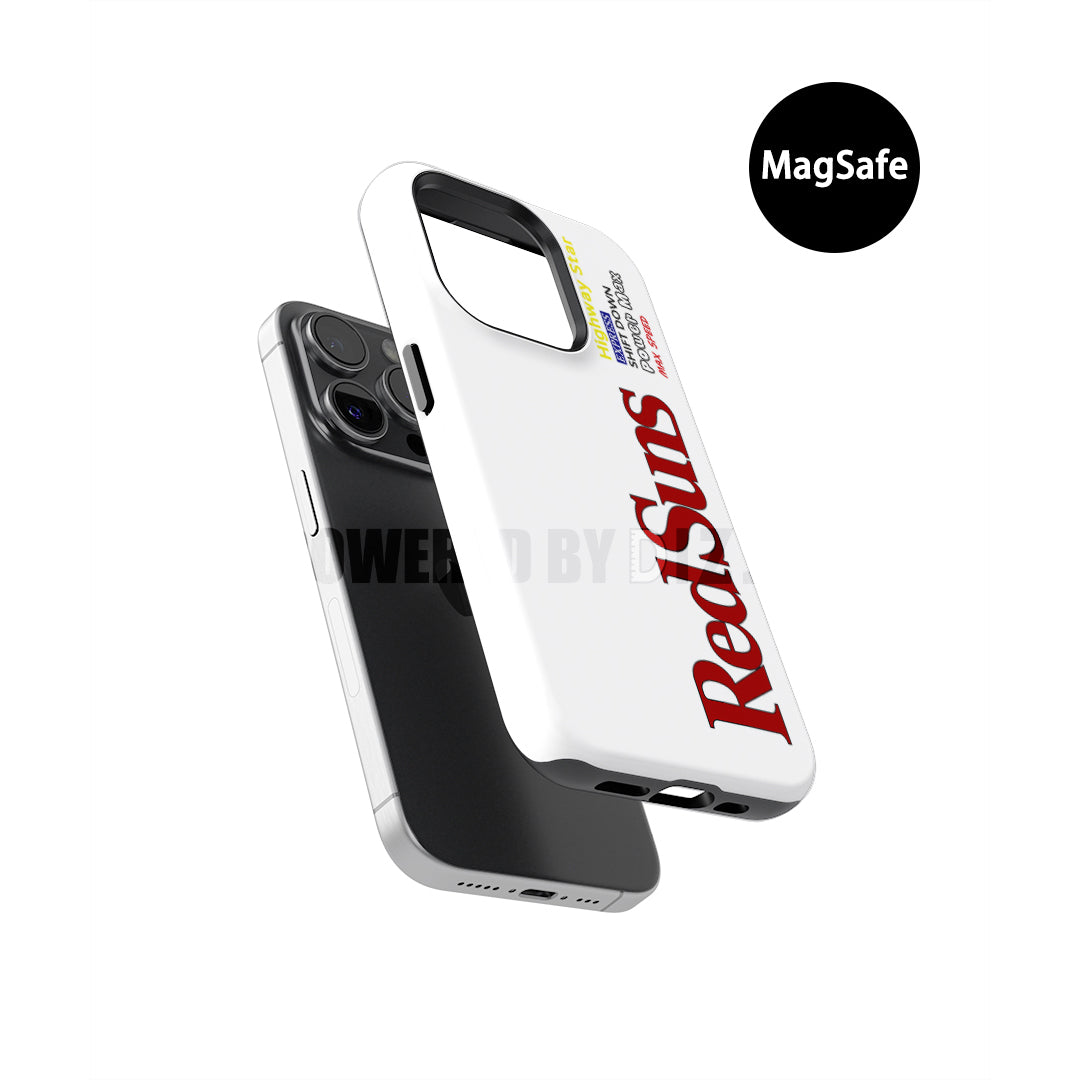 Rev Up Your Style with the Initial D RedSuns RX-7 Livery Phone Case