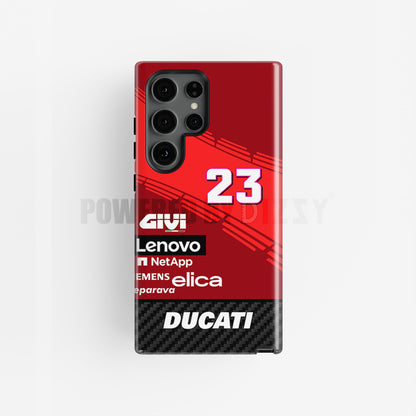 2024 Ducati Enea Bastianini #EB23 MotoGP Livery Samsung Case by DIZZY