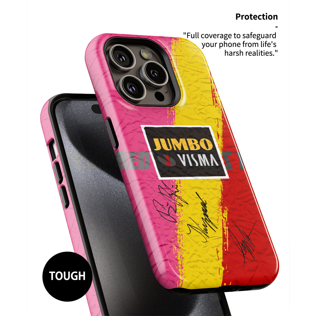 Coque de téléphone Tadej Pogacar 2024 Giro d'Italia en maillot rose par DIZZY