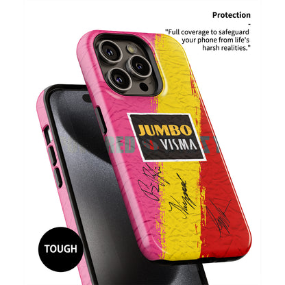 Tadej Pogacar 2024 Giro d'Italia Funda para teléfono con camiseta rosa de DIZZY