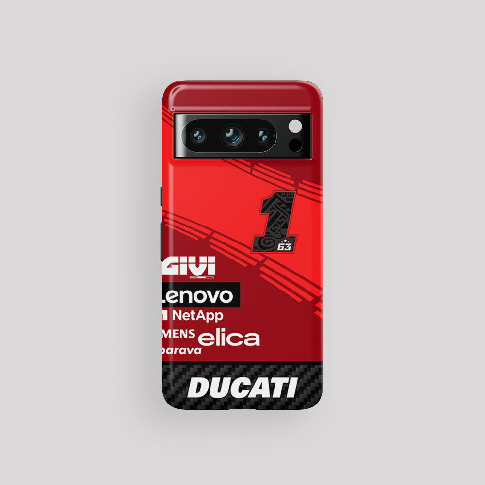 2024 Ducati Team Francesco Bagnaia #FB1 MotoGP Livery SAMSUNG Phone Case by DIZZY