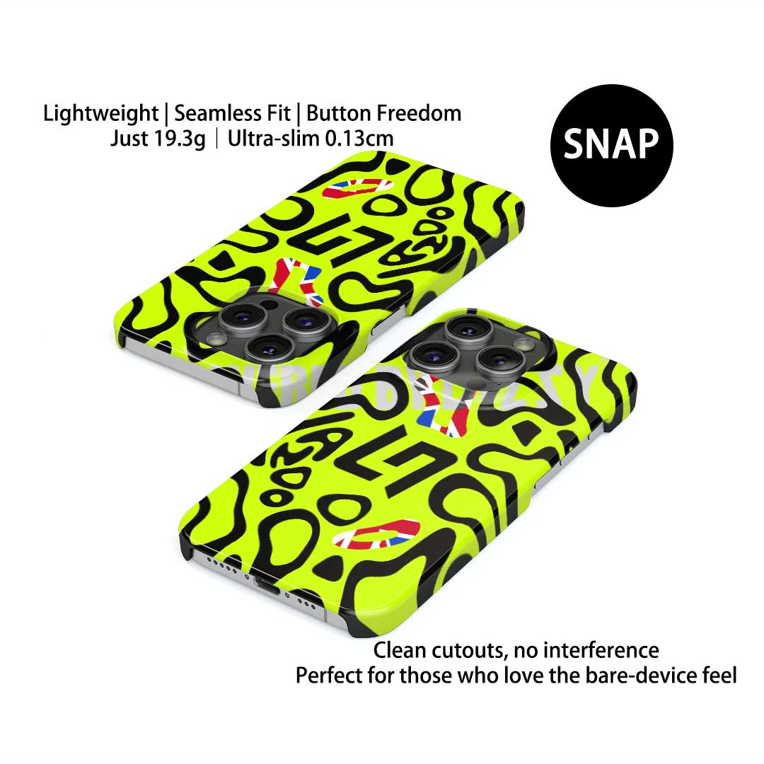 Funda para teléfono Tadej Pogacar 2024 Dual Triumph en jersey amarillo y rosa de DIZZY