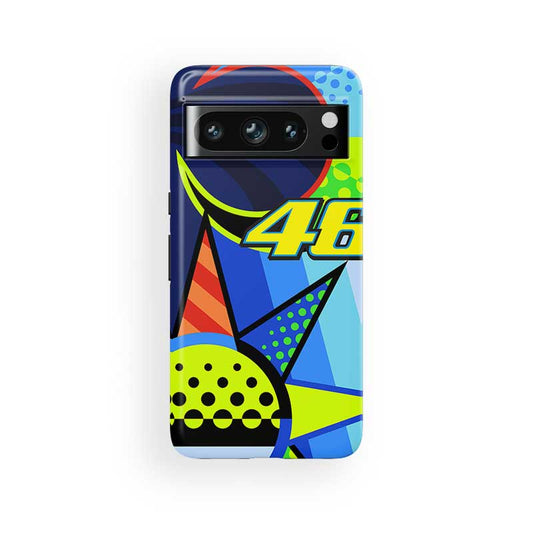 Coque GooglePhone pour casque Valentino Rossi Winter Test Sepang 2020 par DIZZY