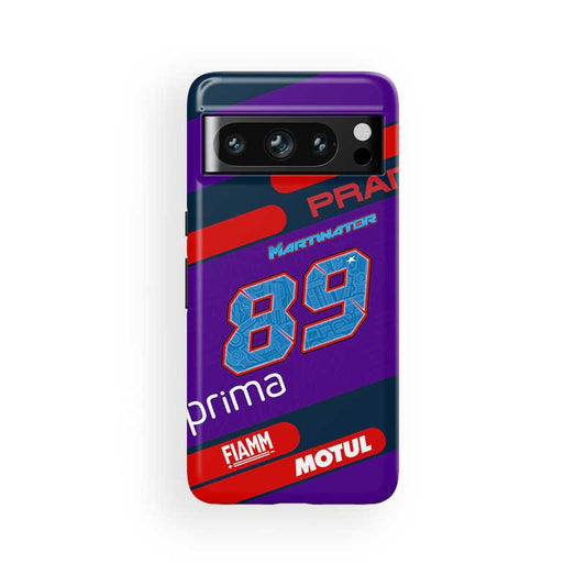 Coque de téléphone Google avec livrée Ducati MotoGP 2024 Jorge Martin 89 par DIZZY