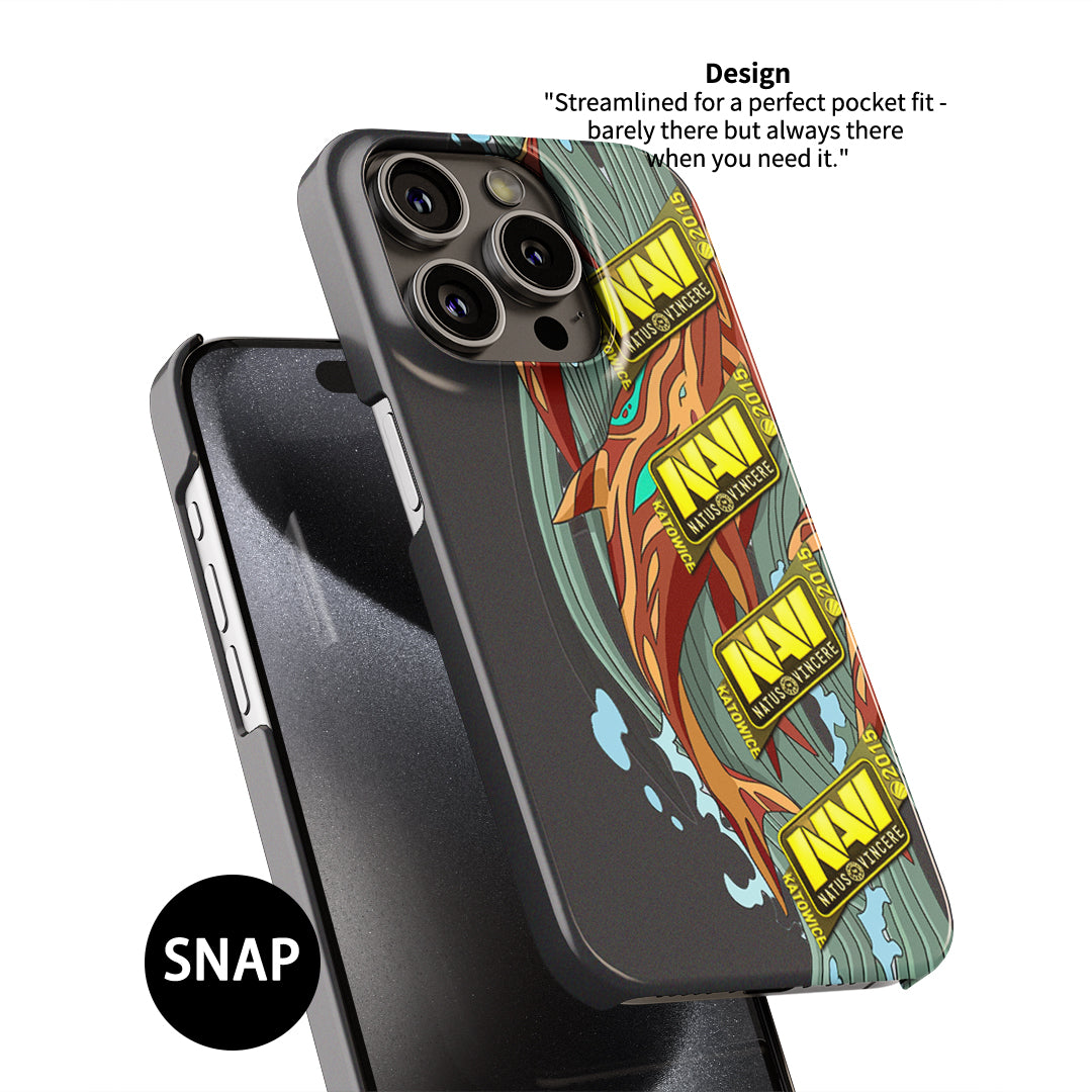 CS / CS2 Phone Case - AK-47 | Aquamarine Revenge with 4x Natus Vincere Katowice 2015 Stickers by DIZZY CASE