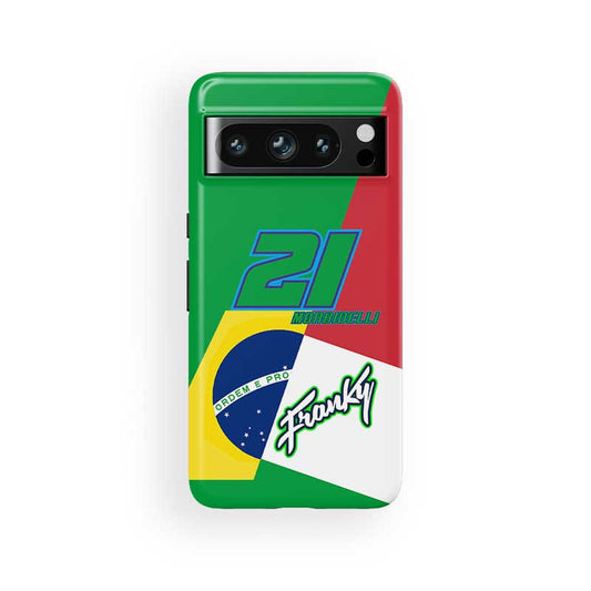 Coque de téléphone Google avec livrée Franco Morbidelli 2024 21 par DIZZY