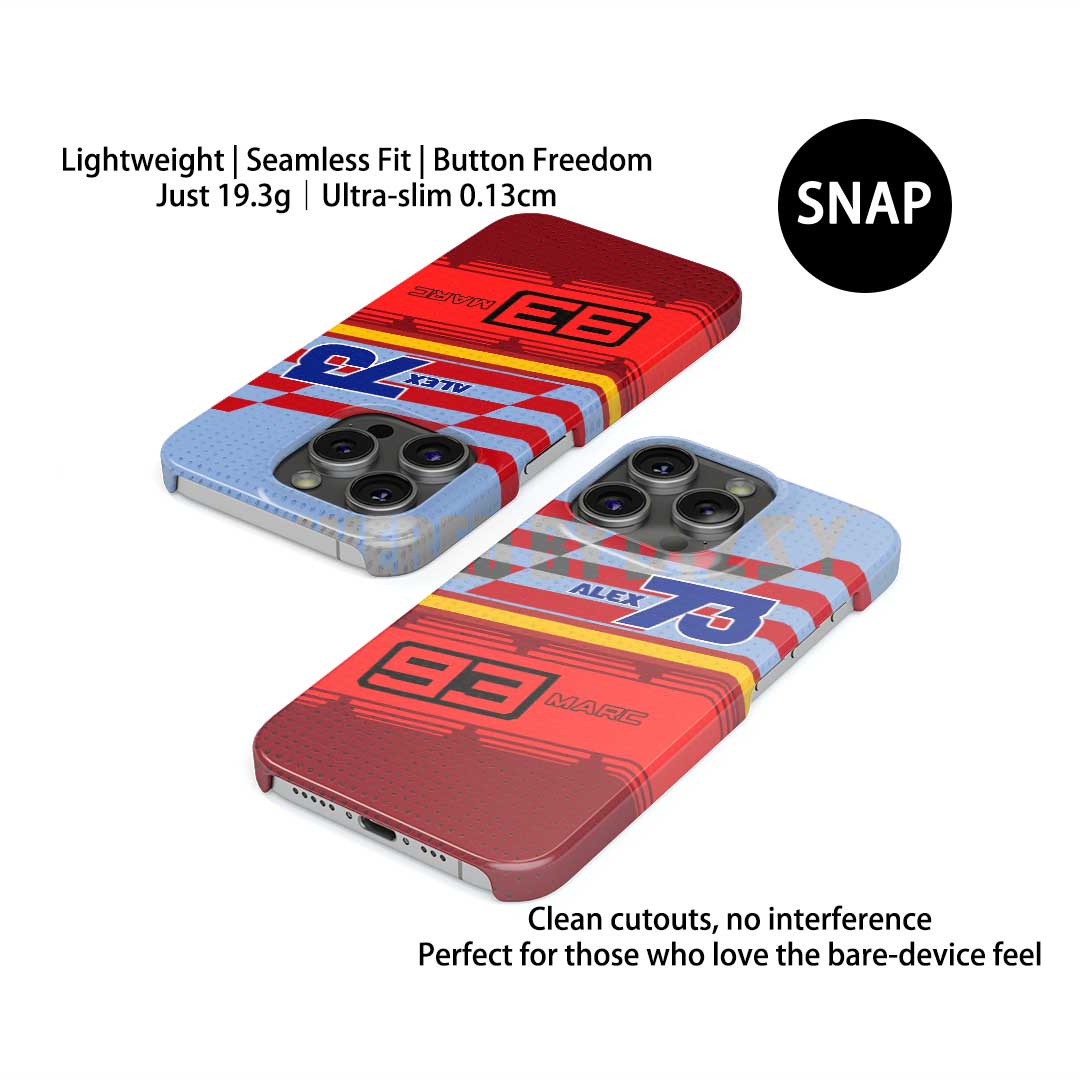 Márquez Brothers Ducati Tribute Phone Case – Dual Racer Design (for Samsung)