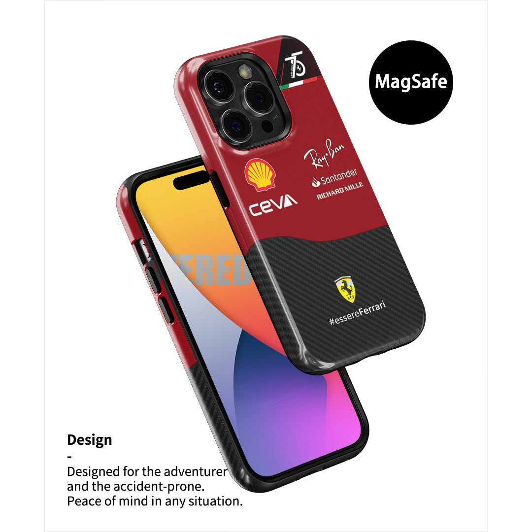 Protégez votre téléphone avec style avec les coques de téléphone Scuderia Ferrari F1-75 Livery