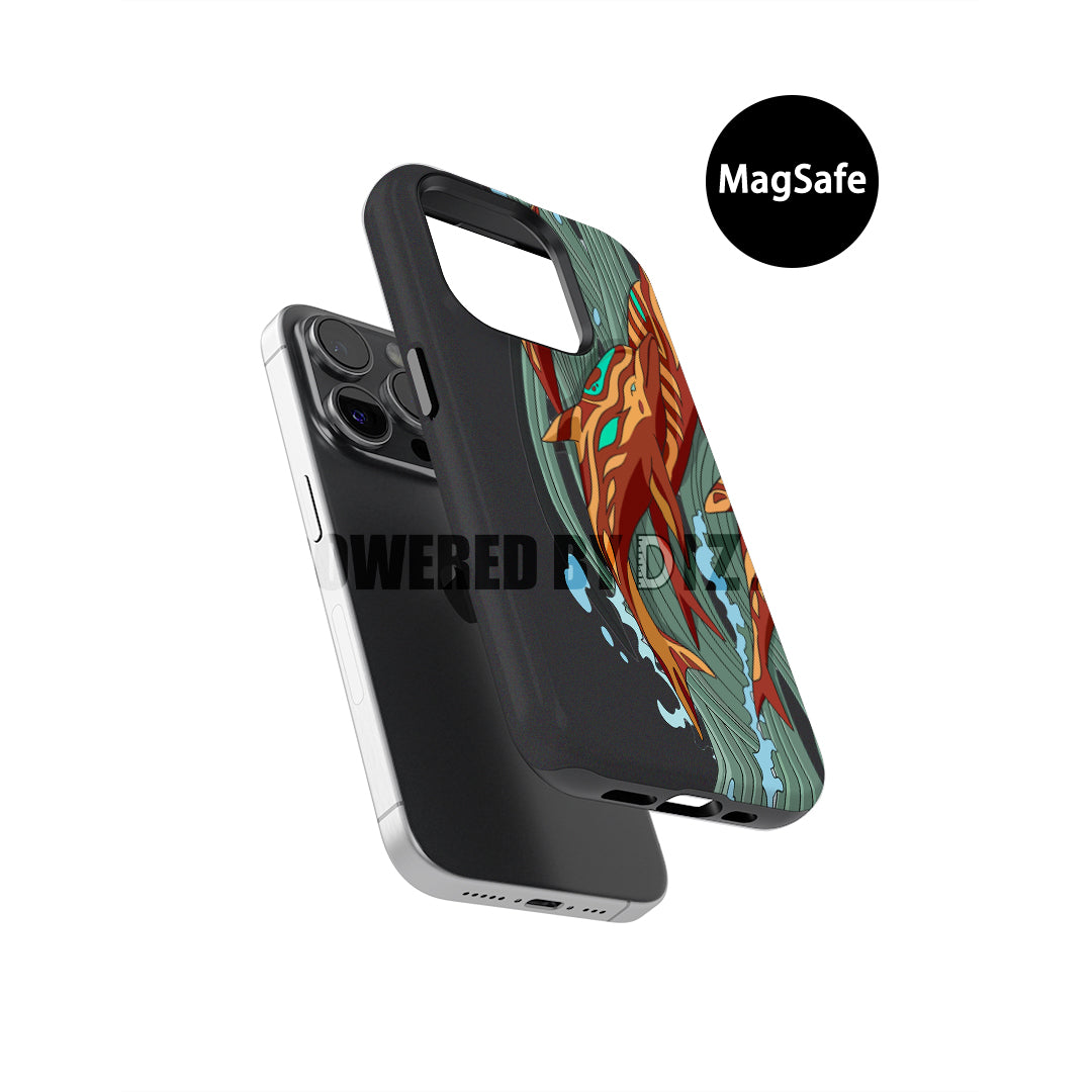 Funda para teléfono DIZZY Neon Revolution AK-47: vitalidad desatada