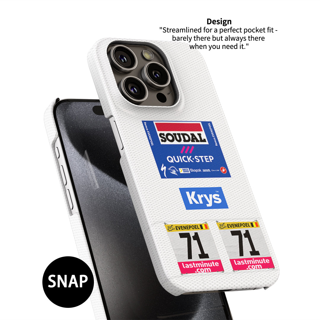 Celebrate the Best Young Rider with the Remco Evenepoel Phone Case