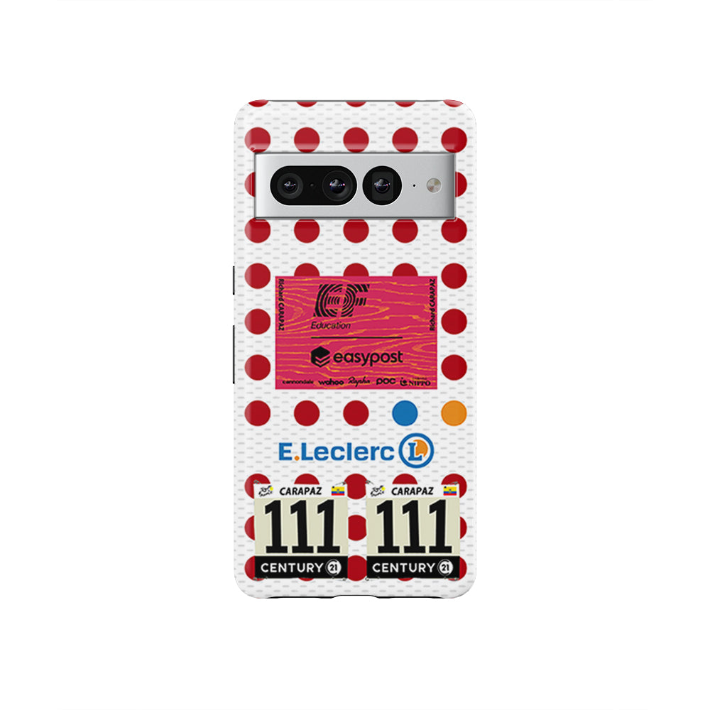 Richard Carapaz Polka Dot Jersey King of the Mountains Google Phone Case by DIZZY