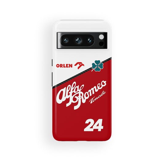 Alfa Romeo F1 Team Orlen C42 librea Guanyu Zhou Google Phone case