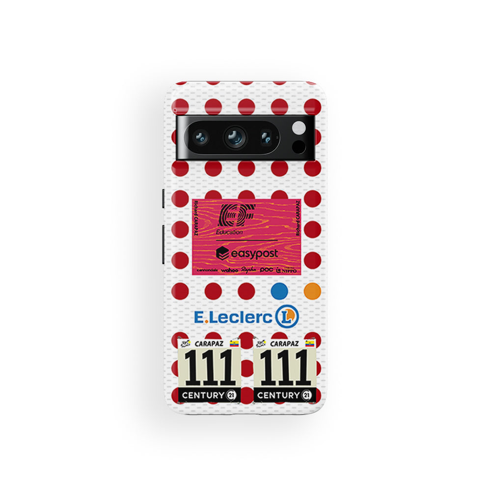 Richard Carapaz Polka Dot Jersey King of the Mountains Google Phone Case by DIZZY