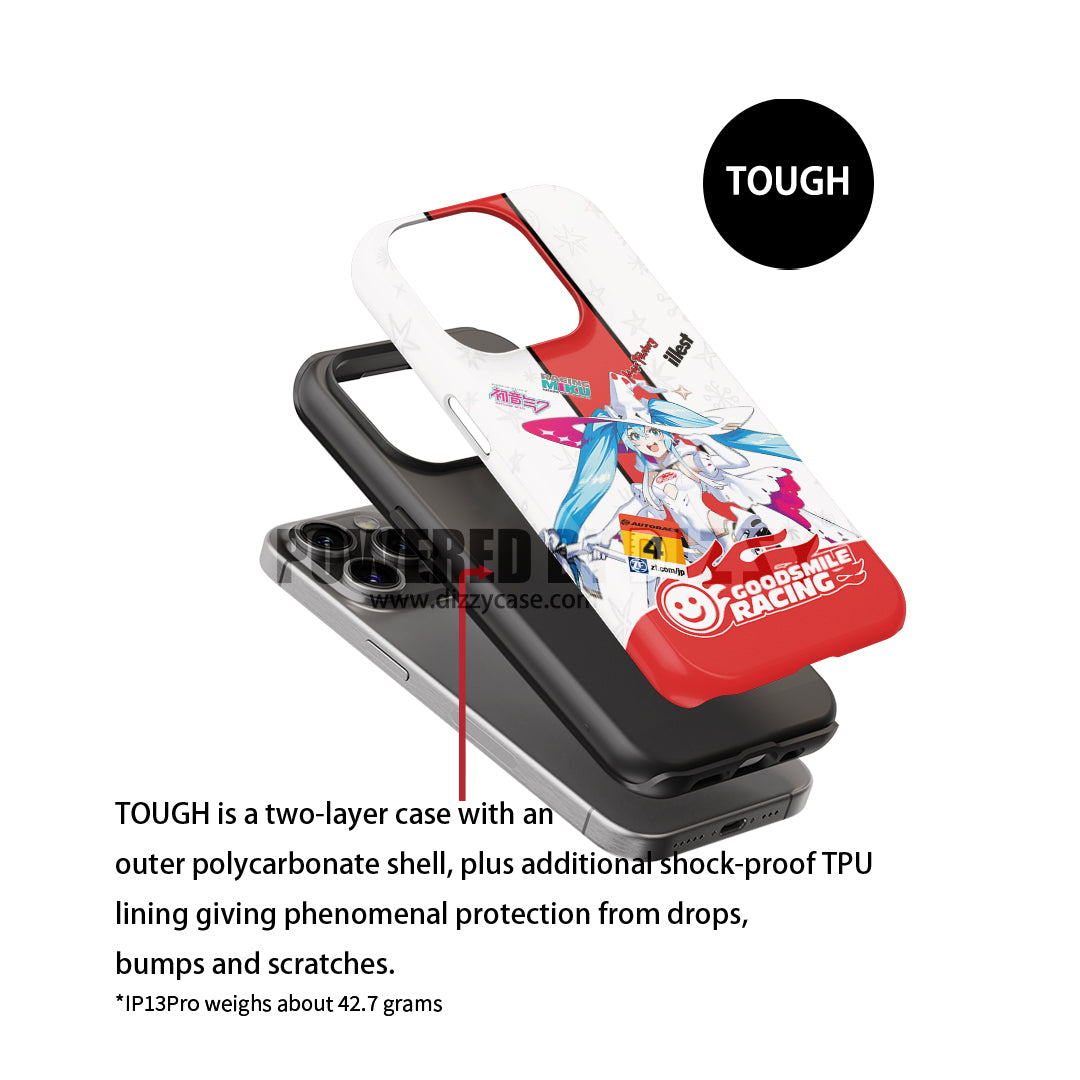 Premium Racing Protection: GOODSMILE Miku 2024 Super GT Phone Case