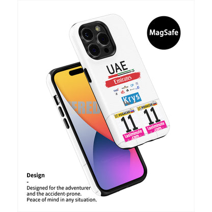 Tadej Pogačar 2023 White Jersey Phone Case: Cycling Style & Protection