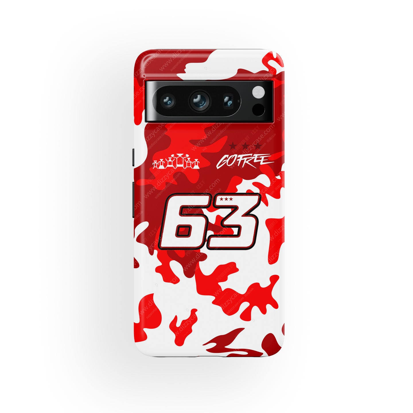 Coque de téléphone Tadej Pogacar 2024 Dual Triumph jaune et rose en jersey par DIZZY