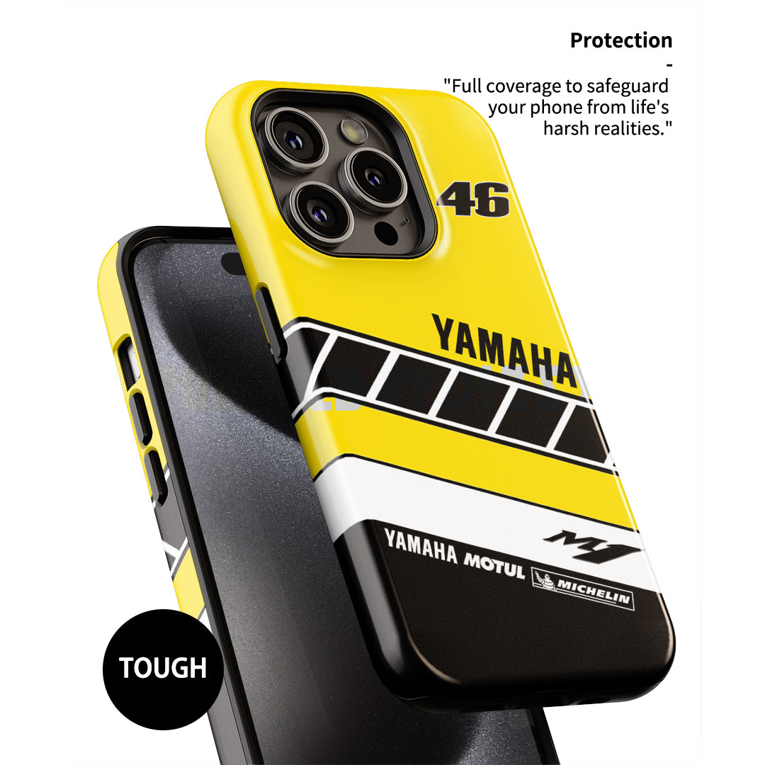 Valentino Rossi VR46 Yamaha M1 Heritage Phone Case: MotoGP Style & Protection