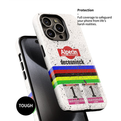 Coque de téléphone Tadej Pogacar 2024 Giro d'Italia en maillot rose par DIZZY