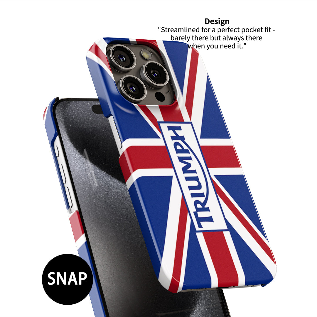 Show Off Your British Pride with the Triumph Logo Phone Case