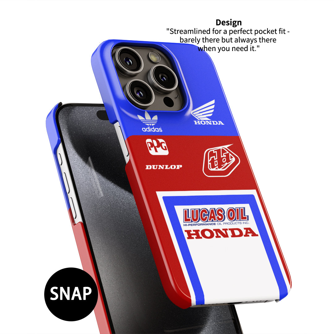 Team Lucas Oil Honda Livery Phone Case – Built for Racing Fans