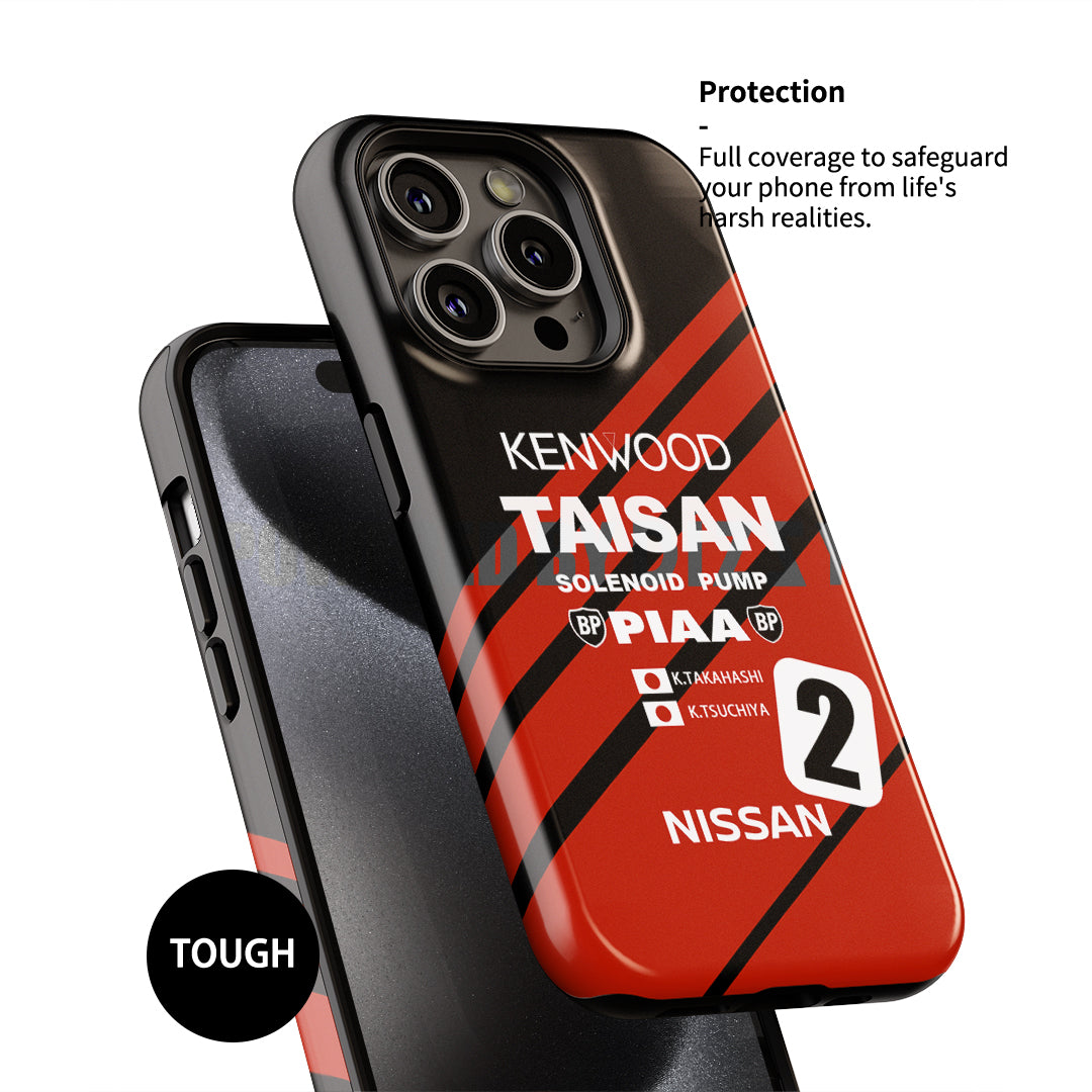 Race-Ready Style: Nissan Skyline GT-R TAISAN BNR32 Phone Case