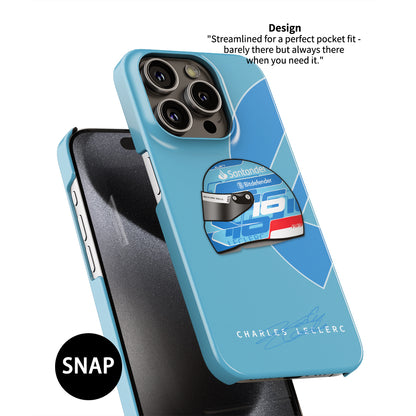 Charles Leclerc 2024 Miami Special Edition Helmet Phone Case by DIZZY