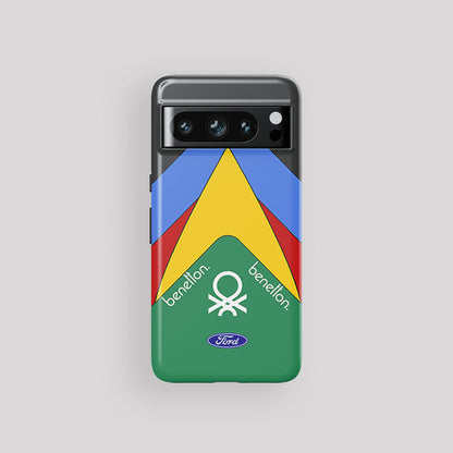 F1 1989 Benetton B189 Livery Alessandro Nannini Japanese Grand Prix Google Phone Case