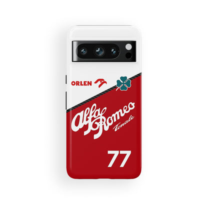 Alfa Romeo F1 Equipo Orlen C42 librea Valtteri Bottas Google Phone case