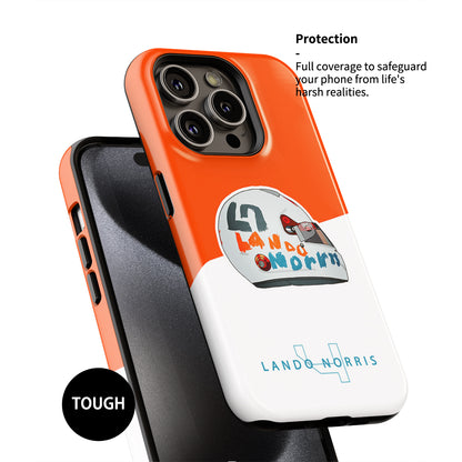 Lando Norris British Grand Prix 2020 Helmet iPhone Case – McLaren F1 Gift