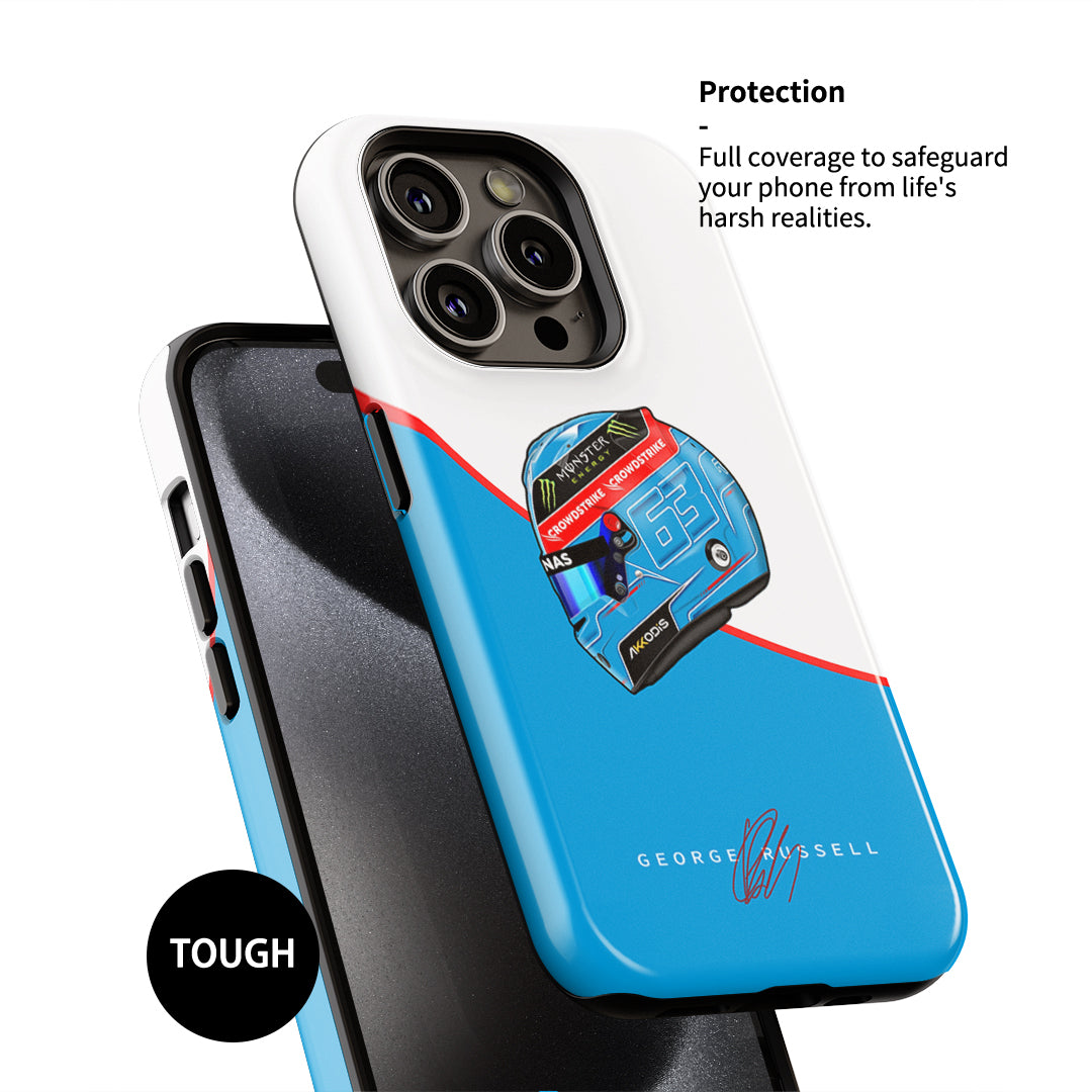 Protective F1 Phone Case – George Russell GR63 2023 Helmet