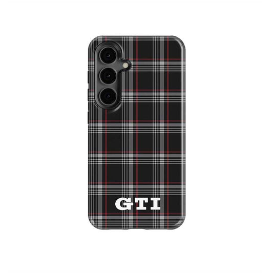 Iconic VW Golf GTI Seat Tartan Phone Case