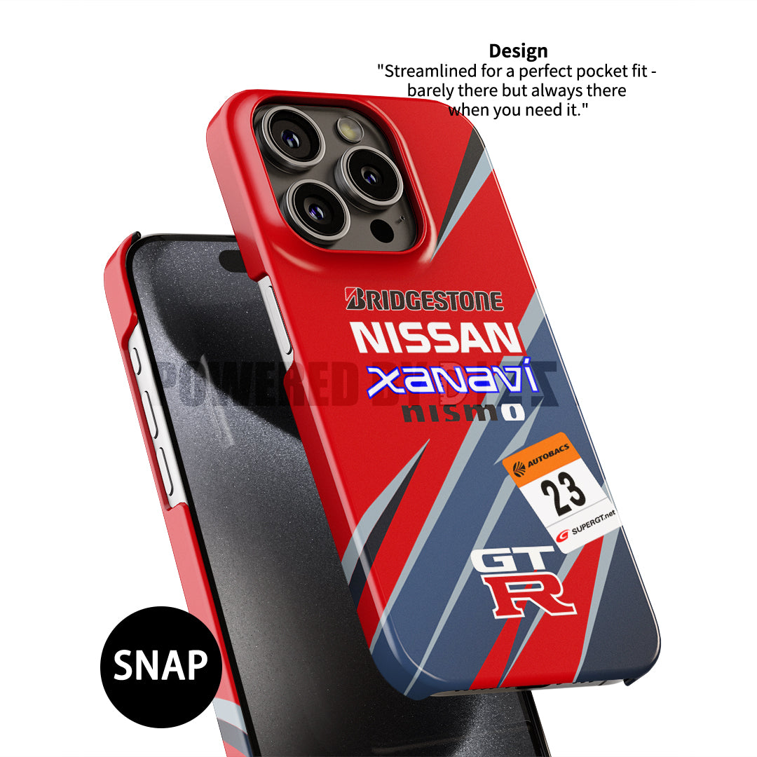 Nissan XANAVI NISMO GT-R34 Livery Phone Case: Bold Racing Style & Protection