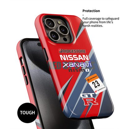 Nissan XANAVI NISMO GT-R34 Livery Phone Case: Bold Racing Style & Protection