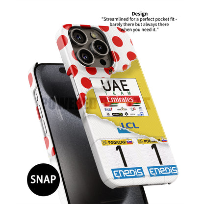 UAE Team Emirates Tadej Pogacar 2021 Tour de France Étuis et coques de téléphone | VERTIGINEUX