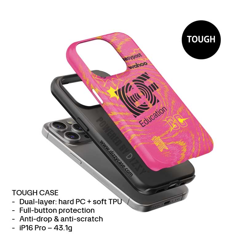 EF Education 2024 Team Jersey Phone Case – For Pixel, Xiaomi, OnePlus, Huawei (Pink Swirl) | DIZZY CASE