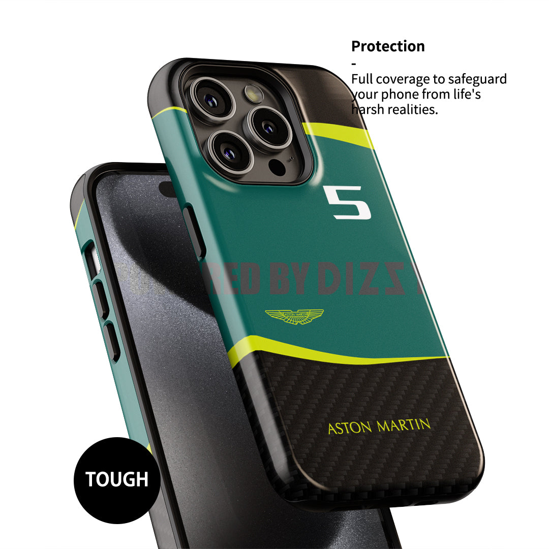 Aston Martin AMR22 livrée Sebastian Vettel Coque Pour Téléphones