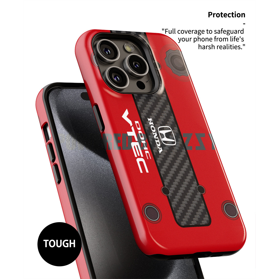 JDM Honda H22A Engine Phone Case: Bold Racing Style & Protection