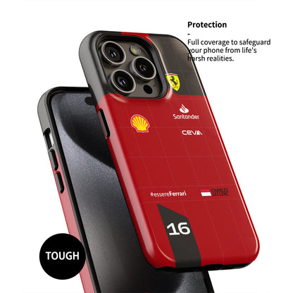 Scuderia Ferrari Charles Leclerc Phone Case: Race-Ready Protection