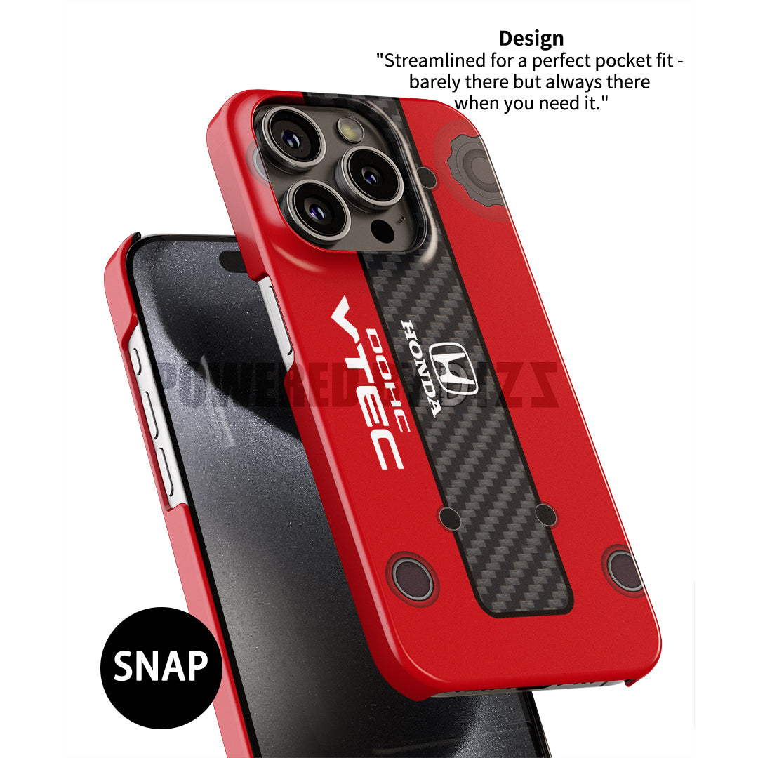 JDM Honda H22A Engine Phone Case: Bold Racing Style & Protection