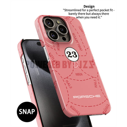 Sleek & Tough: Porsche 911 RSR Pink Pig Phone Case