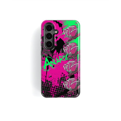 CS / CS2 SAMSUNG Phone Case - AK-47 | Neon Revolution with 4x ropz Krakow 2017 Stickers by DIZZY CASE