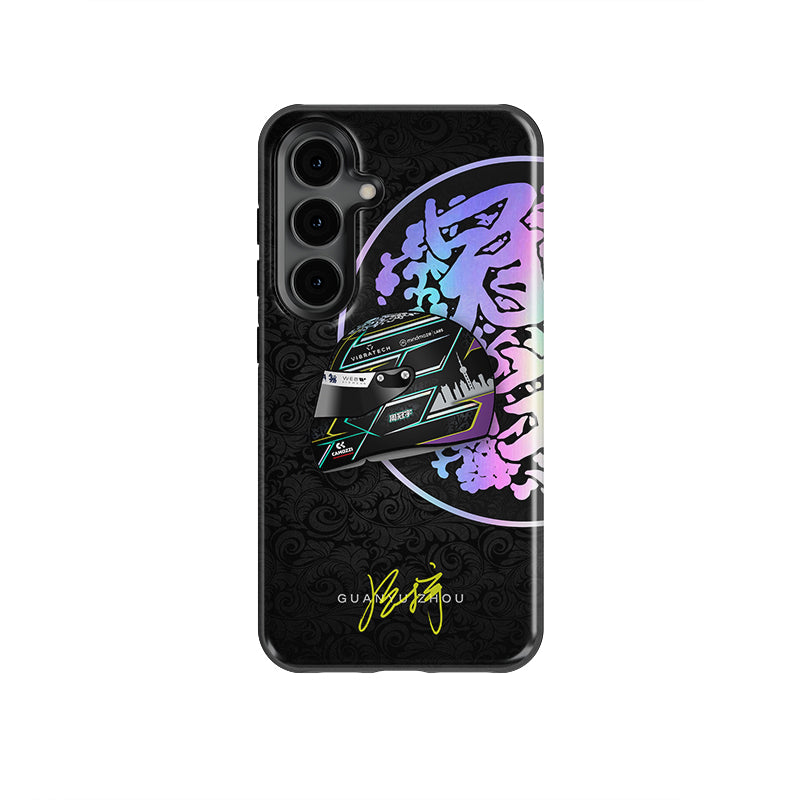 F1 2024 Iconic Zhou Helmet Design Samsung Galaxy Case