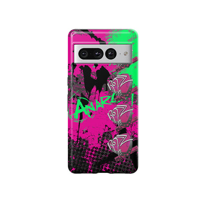 CS / CS2 Google Phone Case - AK-47 | Neon Revolution with 4x ropz Krakow 2017 Stickers by DIZZY CASE