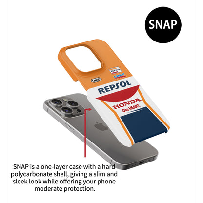 Show Off Your Racing Spirit: Marc Márquez Livery Phone Case