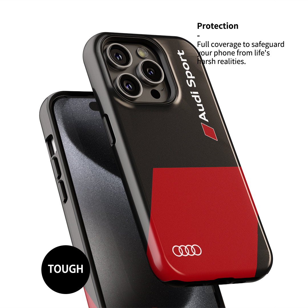 Audi Logo Livery Phone Case – Sleek and Stylish Protection