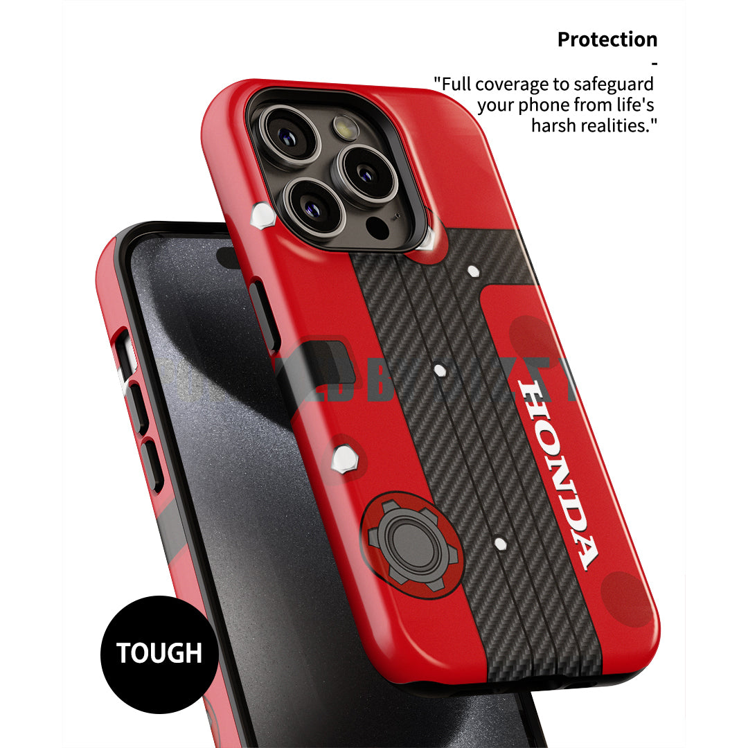 JDM Honda K20 Engine K20A RED Phone Case – Unleash Your Passion