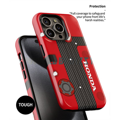 JDM Honda K20 Engine K20A RED Phone Case – Unleash Your Passion