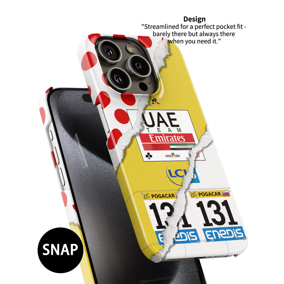 Tadej Pogacar 2020 Tour de France UAE Team Emirates Coques et coques de téléphone | VERTIGINEUX